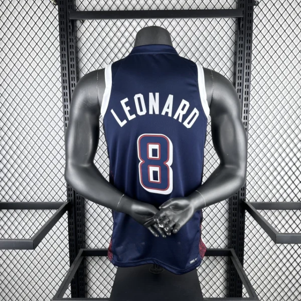 Camiseta Regata Basquete USA EUA Seleção Estados Unidos Olimpíadas Paris 2024 Azul Nike - Imagem 20