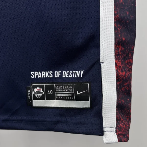 Camiseta Regata Basquete USA EUA Seleção Estados Unidos Olimpíadas Paris 2024 Azul Nike - Imagem 31