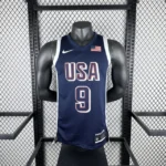 Camiseta Regata Basquete USA EUA Seleção Estados Unidos Olimpíadas Paris 2024 Azul Nike - Imagem 19
