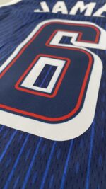 Camiseta Regata Basquete USA EUA Seleção Estados Unidos Olimpíadas Paris 2024 LeBron James 6 Azul Nike - Imagem 33