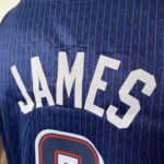 Camiseta Regata Basquete USA EUA Seleção Estados Unidos Olimpíadas Paris 2024 LeBron James 6 Azul Nike - Imagem 17