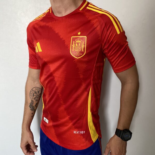 Camisa Seleção Espanha Home Versão Jogador EuroCopa 2024/25 Adidas - Imagem 7
