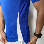 Camisa Seleção Itália Home Versão Jogador EuroCopa 2024 Azul Adidas - Imagem 9