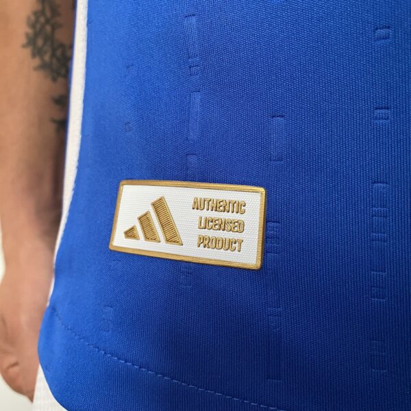 Camisa Seleção Itália Home Versão Jogador EuroCopa 2024 Azul Adidas - Imagem 13