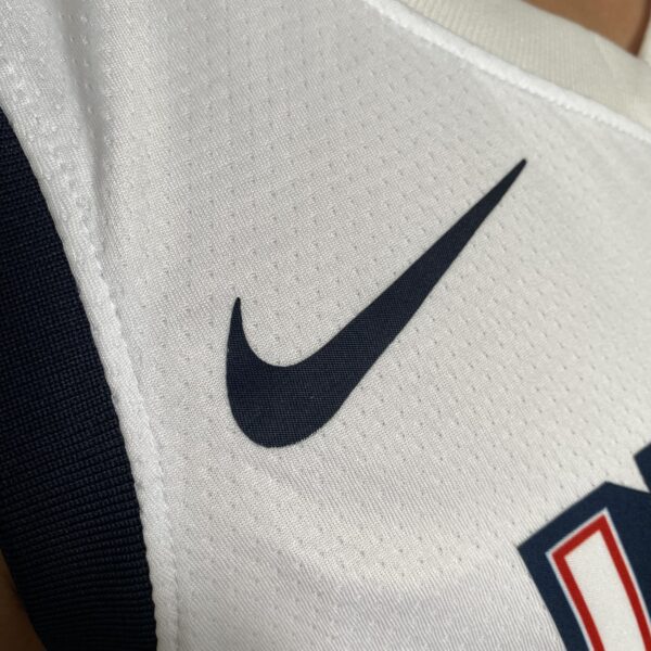 Camiseta Regata Basquete USA EUA Seleção Estados Unidos Olimpíadas Paris 2024 LeBron James 6 Branca Nike - Imagem 5