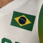 Camiseta Regata Basquete Brasil Olimpíadas 2024 Paris Branca 2024-2025 Nike - Imagem 4