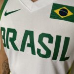 Camiseta Regata Basquete Brasil Olimpíadas 2024 Paris Branca 2024-2025 Nike - Imagem 6