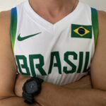 Camiseta Regata Basquete Brasil Olimpíadas 2024 Paris Branca 2024-2025 Nike - Imagem 7