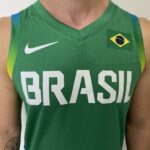 Camiseta Regata Basquete Brasil Olimpíadas 2024 Paris Verde 2024-2025 Nike - Imagem 3