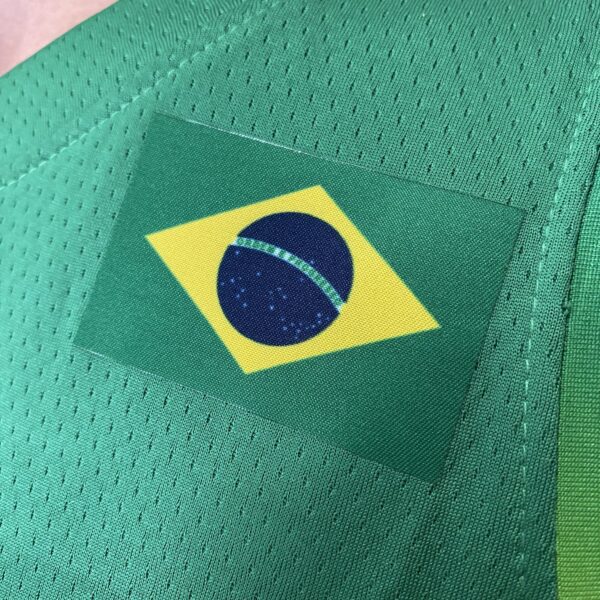 Camiseta Regata Basquete Brasil Olimpíadas 2024 Paris Verde 2024-2025 Nike - Imagem 4