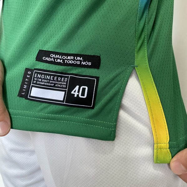 Camiseta Regata Basquete Brasil Olimpíadas 2024 Paris Verde 2024-2025 Nike - Imagem 11