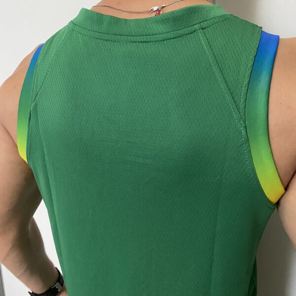 Camiseta Regata Basquete Brasil Olimpíadas 2024 Paris Verde 2024-2025 Nike - Imagem 15