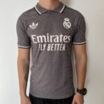 Camisa Real Madrid Third Versão Jogador 24/2025 Cinza Adidas