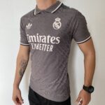 Camisa Real Madrid Third Versão Jogador 24/2025 Cinza Adidas - Imagem 8
