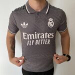Camisa Real Madrid Third Versão Jogador 24/2025 Cinza Adidas - Imagem 11
