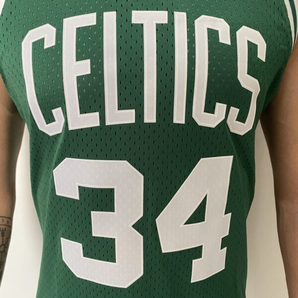 Camiseta Regata Basquete NBA Boston Celtics 34 Paul Pierce Mitchell & Ness Verde 2007/08 - Imagem 4