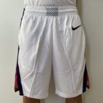 Short Bermuda NBA Basquete USA EUA Seleção Estados Unidos Olimpíadas Paris 2024 Branco Nike - Imagem 2