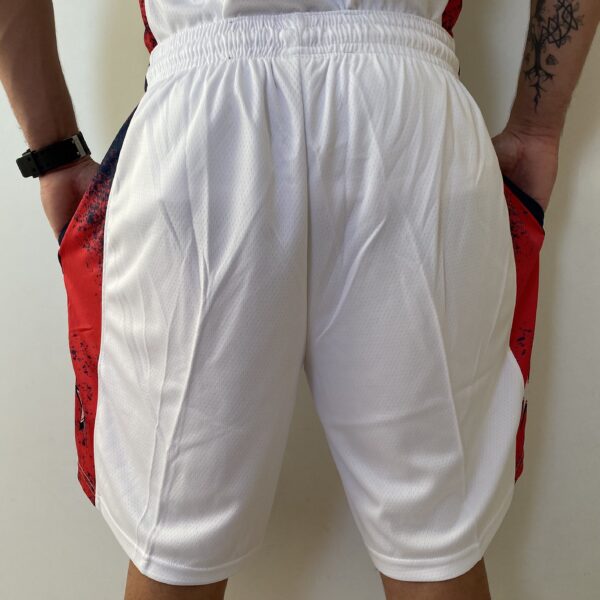 Short Bermuda NBA Basquete USA EUA Seleção Estados Unidos Olimpíadas Paris 2024 Branco Nike - Imagem 10