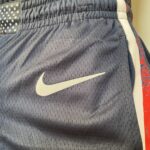 Short Bermuda NBA Basquete USA EUA Seleção Estados Unidos Olimpíadas Paris 2024 Azul Nike - Imagem 9