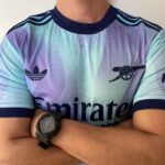 Camisa Arsenal Third Versão Jogador 24/2025 Azul Piscina Adidas - Imagem 7