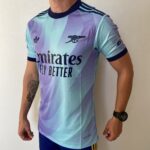 Camisa Arsenal Third Versão Jogador 24/2025 Azul Piscina Adidas - Imagem 9
