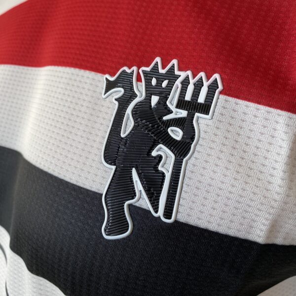 Camisa Manchester United Third Versão Jogador 24/2025 Off-White Adidas - Imagem 4