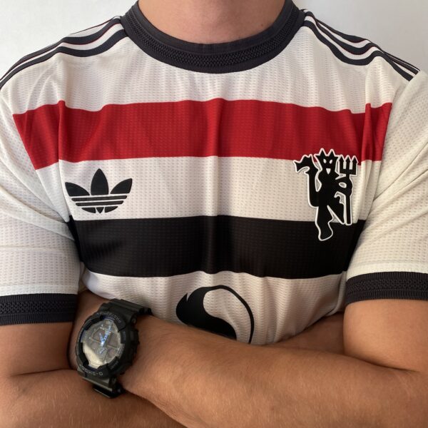 Camisa Manchester United Third Versão Jogador 24/2025 Off-White Adidas - Imagem 9