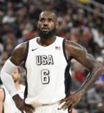Camiseta Regata Basquete USA EUA Seleção Estados Unidos Olimpíadas Paris 2024 LeBron James 6 Branca Nike - Imagem 29