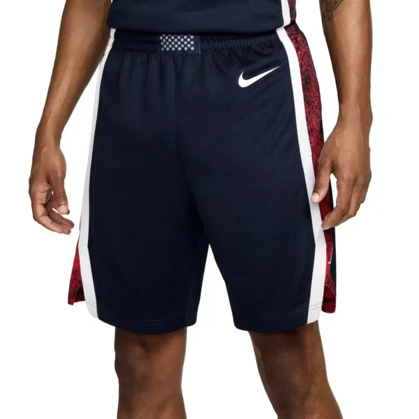Short Bermuda NBA Basquete USA EUA Seleção Estados Unidos Olimpíadas Paris 2024 Vermelho Nike - Imagem 16