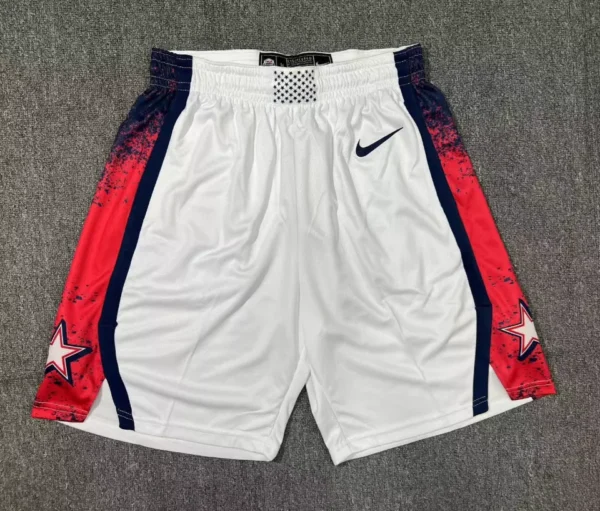 Short Bermuda NBA Basquete USA EUA Seleção Estados Unidos Olimpíadas Paris 2024 Branco Nike - Imagem 11