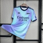 Camisa Arsenal Third Versão Torcedor 24/2025 Azul Piscina Adidas - Imagem 2