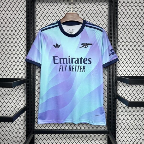 Camisa Arsenal Third Versão Torcedor 24/2025 Azul Piscina Adidas - Imagem 1