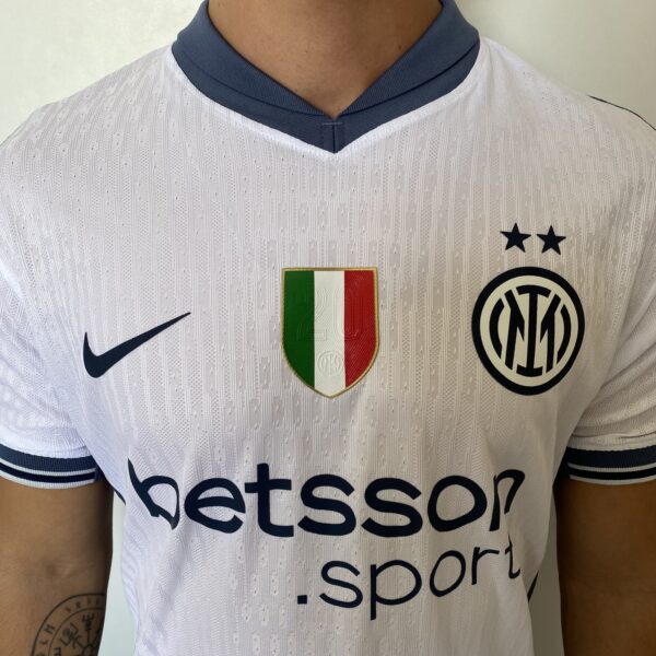 Camisa Inter de Milão Away Versão Jogador 2025 Branca Nike - Imagem 3