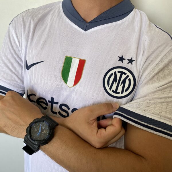 Camisa Inter de Milão Away Versão Jogador 2025 Branca Nike - Imagem 9