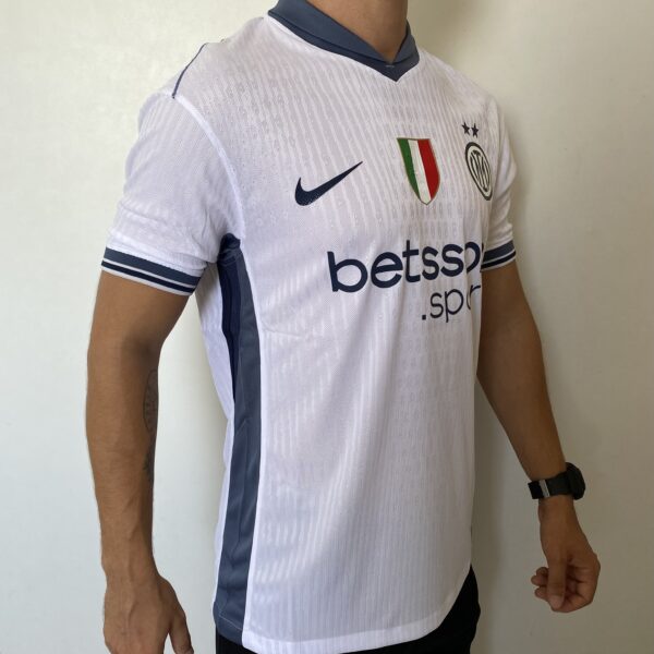 Camisa Inter de Milão Away Versão Jogador 2025 Branca Nike - Imagem 11