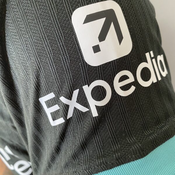 Camisa Liverpool Away Versão Jogador 24/2025 Preta Verde Escura Nike - Imagem 9