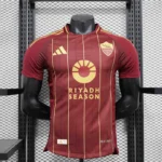 Camisa Roma Home Versão Jogador 24/2025 Vermelha Adidas