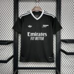 Camisa Arsenal Versão Torcedor 24/2025 Goleiro Preta Adidas