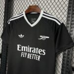 Camisa Arsenal Versão Torcedor 24/2025 Goleiro Preta Adidas - Imagem 3