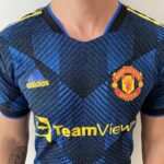Camisa Manchester United Third Versão Jogador Cristiano Ronaldo 7 CR7 21/2022 Adidas - Imagem 3