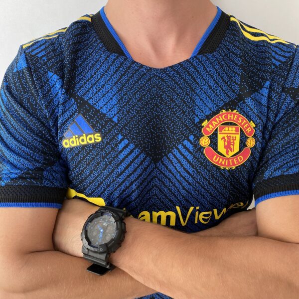 2024-10-29 16.04.40 Camisa Manchester United Third Versão Jogador Cristiano Ronaldo 7 CR7 21/2022 Adidas - Imagem 7