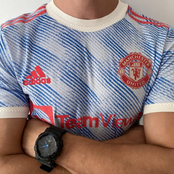 2024-10-29 16.17.22 Camisa Manchester United Away Versão Jogador Cristiano Ronaldo 7 CR7 21/2022 Adidas - Imagem 9