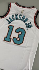 Camiseta Regata Basquete NBA Swingman Memphis Grizzlies Jaren Jackson Jr. 13 Classic Edition Branca 2024/25 Nike - Imagem 18