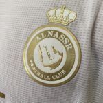 Camisa Al Nassr Third Versão Jogador Cristiano Ronaldo 7 CR7 Branca 24/2025 Adidas - Imagem 4