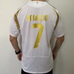 Camisa Al Nassr Third Versão Jogador Cristiano Ronaldo 7 CR7 Branca 24/2025 Adidas - Imagem 5