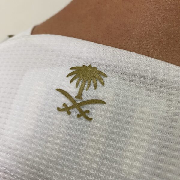 Camisa Al Nassr Third Versão Jogador Cristiano Ronaldo 7 CR7 Branca 24/2025 Adidas - Imagem 9