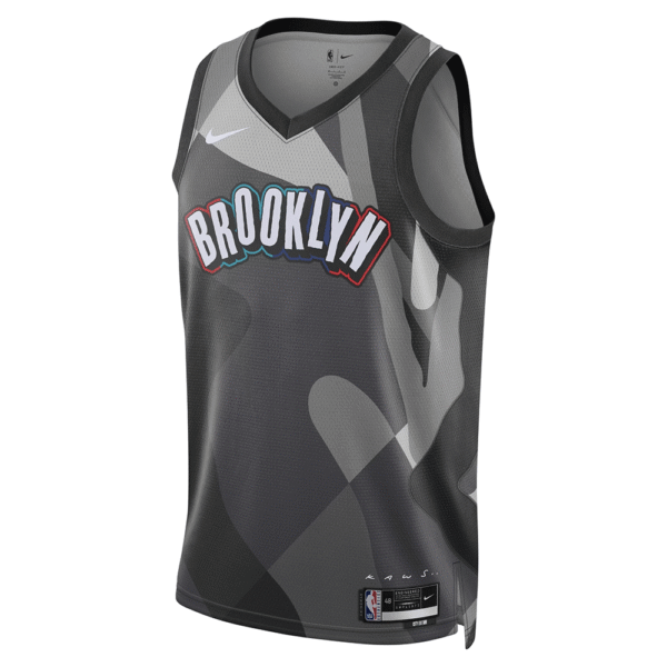 Camiseta Regata Basquete NBA Brooklyn Nets City Edition 2025 Nike - Imagem 1