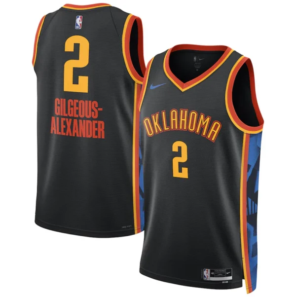 Camiseta Regata Basquete NBA OKC Oklahoma Thunder City Edition 2025 Nike - Imagem 13