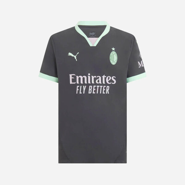 Camisa Milan Third Versão Jogador 24/2025 Cinza Puma - Imagem 1