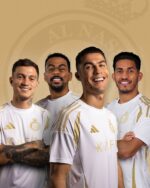 Camisa Al Nassr Third Versão Jogador Cristiano Ronaldo 7 CR7 Branca 24/2025 Adidas - Imagem 12